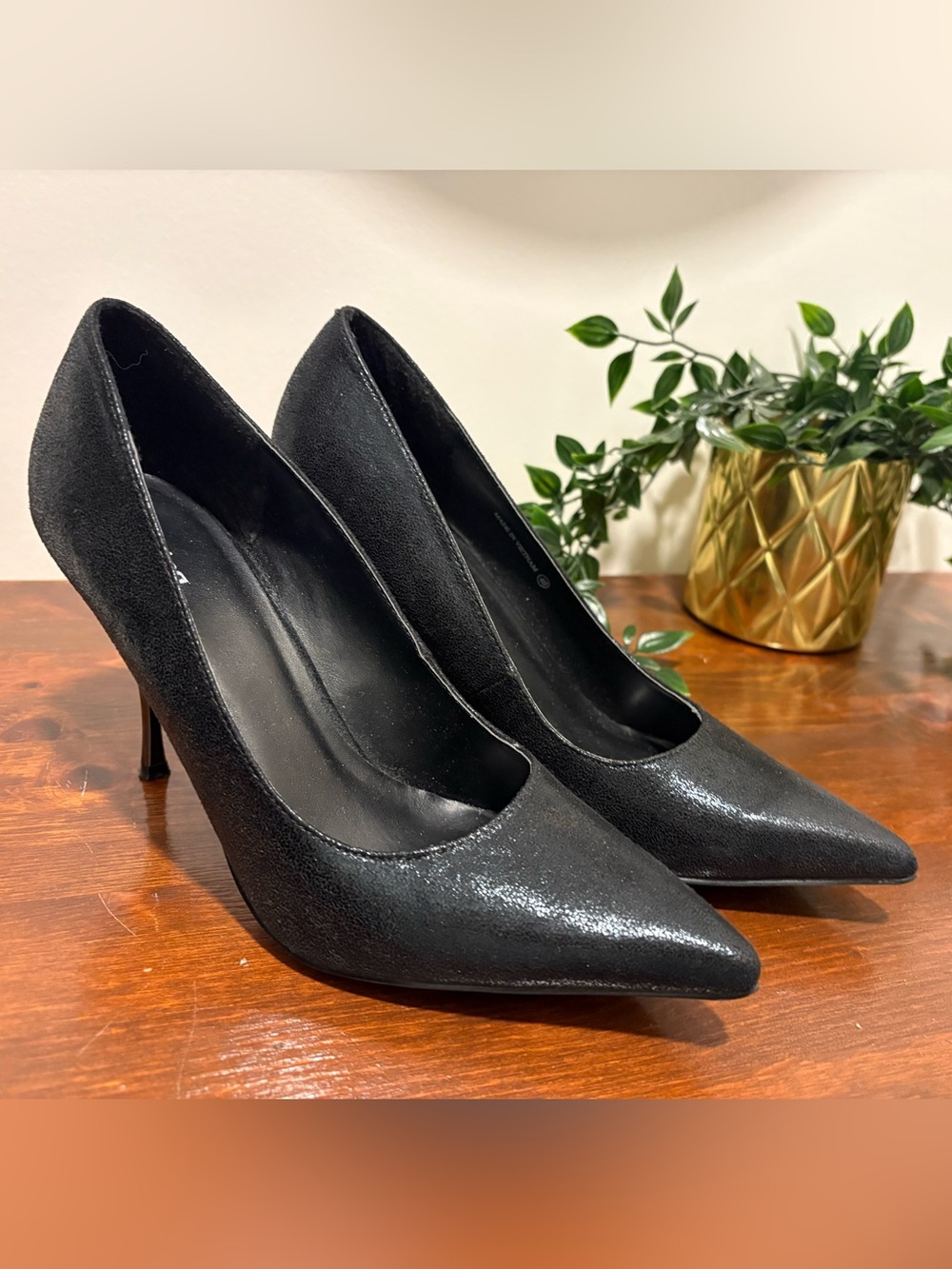 Navy Metallic Stiletto Women's Pumps from Call It Spring